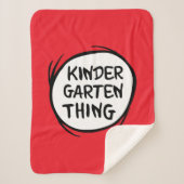 Couverture Sherpa Chose Une Chose Deux - Chose maternelle (Devant)