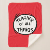 Couverture Sherpa Chose Une Chose Deux - Enseignant de toutes choses (Devant)