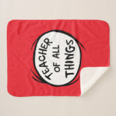 Couverture Sherpa Chose Une Chose Deux - Enseignant de toutes choses (Devant (Horizontal))