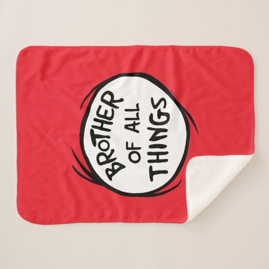 Couverture Sherpa Chose Une Chose Deux - Frère de toutes choses (Devant (Horizontal))