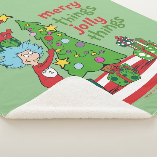 Couverture Sherpa Chose Une Chose Deux Merry Things Jolly Things (3/4)