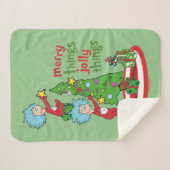 Couverture Sherpa Chose Une Chose Deux Merry Things Jolly Things (Devant (Horizontal))