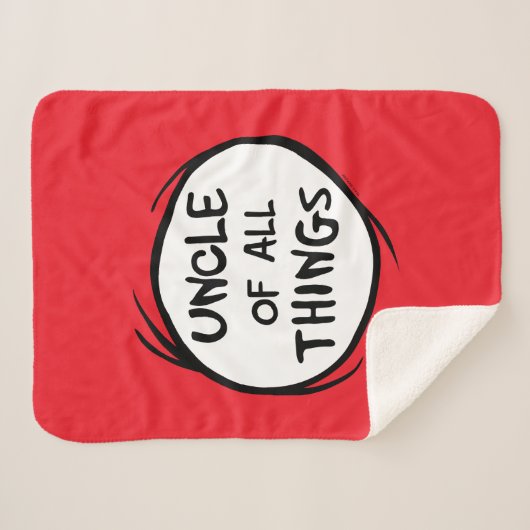 Couverture Sherpa Chose Une Chose Deux - Oncle de toutes choses (Devant (Horizontal))