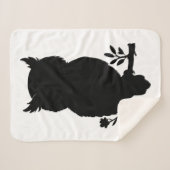 Couverture Sherpa Chouette (Devant (Horizontal))