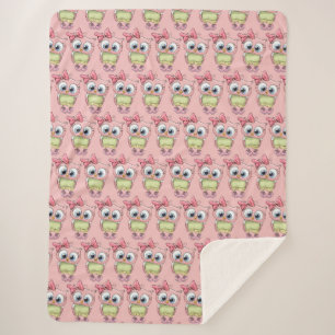 Couverture Sherpa Chouette