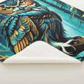 Couverture Sherpa Chouette (3/4)