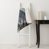 Couverture Sherpa Chouette des neiges Sherpa Blanket (En situation)