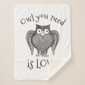 Couverture Sherpa Chouette dont vous avez besoin (Devant)