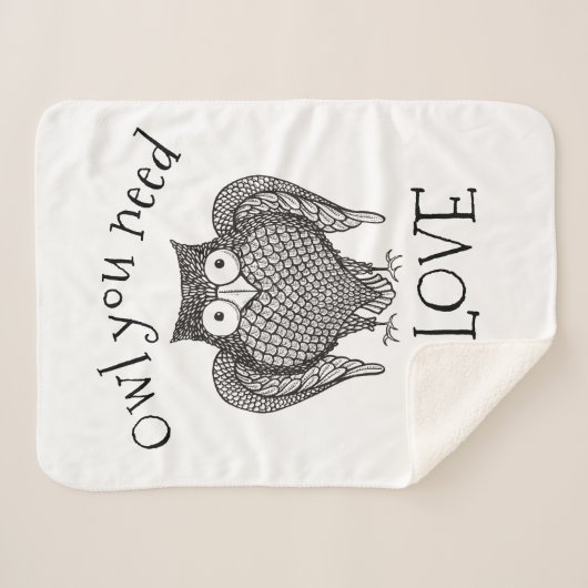 Couverture Sherpa Chouette dont vous avez besoin (Devant (Horizontal))