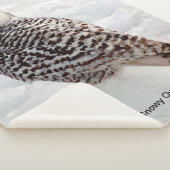 Couverture Sherpa Chouette neige Sherpa Blanket (3/4)