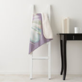Couverture Sherpa Chouette Oracle Pastel Purple (En situation)