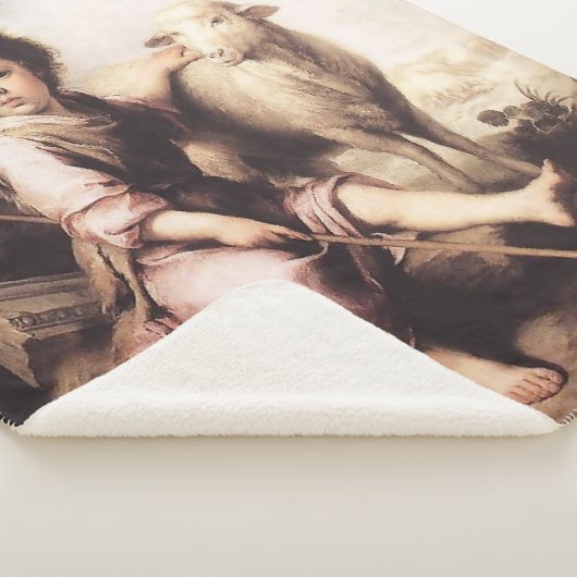 Couverture Sherpa Christ le Bon Pasteur (3/4)