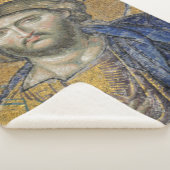 Couverture Sherpa Christ Pantocrator Mosaïque Iconique Religieux Rom (3/4)