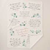 Couverture Sherpa Christian Gift I Lg Cosy Healing Scriptures Prière (Devant)