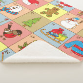 Couverture Sherpa Christmas Advent : Collection d'éléments Doodle (3/4)