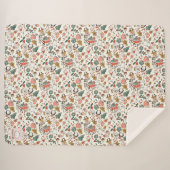 Couverture Sherpa Christmas Ditsy Doodles  (Devant (Horizontal))