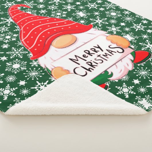 Couverture Sherpa Christmas Gnome (3/4)