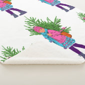 Couverture Sherpa Christmas Illustrated Holiday Sherpa Blanket (3/4)