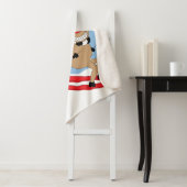 Couverture Sherpa Christmas Rudolph dit (En situation)