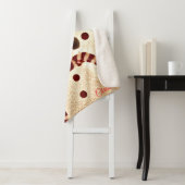 Couverture Sherpa Christmas Vibes Snowman Celebration (En situation)