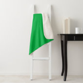 Couverture Sherpa Chroma couleur clé vert (En situation)