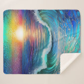 Couverture Sherpa Chroma Sea Seascape (Devant (Horizontal))