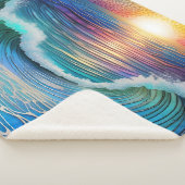 Couverture Sherpa Chroma Sea Seascape (3/4)