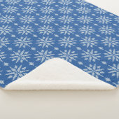 Couverture Sherpa Chute de Neige Tricotée (3/4)