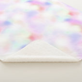 Couverture Sherpa Ciel arc-en-ciel rose unicorne violet (3/4)