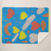 Couverture Sherpa Ciel d'amour Sherpa Blanket (Devant (Horizontal))