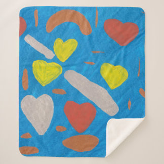 Couverture Sherpa Ciel d'amour Sherpa Blanket
