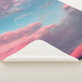Couverture Sherpa Ciel de couleur pastel (3/4)