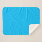 Couverture Sherpa Ciel profondBleu (Devant (Horizontal))