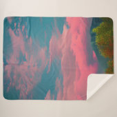 Couverture Sherpa Ciel tourné (Devant (Horizontal))