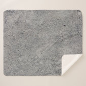 Couverture Sherpa Cimetière en béton texture grise (Devant (Horizontal))