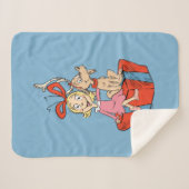 Couverture Sherpa Cindy Lou Who and Max on a Present (Devant (Horizontal))