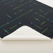 Couverture Sherpa Circuit imprimé technologique sans couture (3/4)