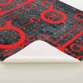 Couverture Sherpa Circuit rouge (3/4)