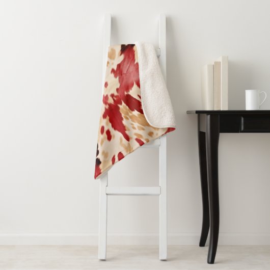 Couverture Sherpa Cire rouge de l'Ouest (En situation)