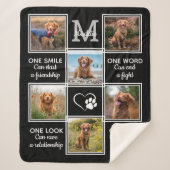 Couverture Sherpa Citation Amoureux des chiens Conserver Unique Pet  (Devant)