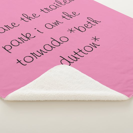 Couverture Sherpa citation de beth dutton (3/4)