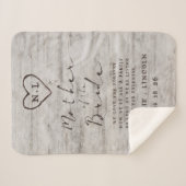 Couverture Sherpa Citation de Birch Mère de Mariée (Devant (Horizontal))