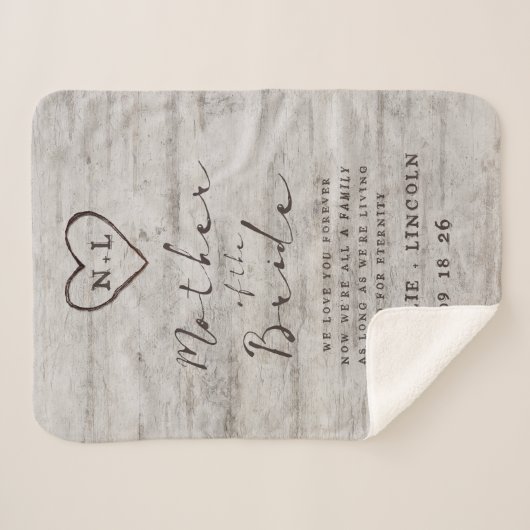 Couverture Sherpa Citation de Birch Mère de Mariée (Devant (Horizontal))