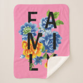 Couverture Sherpa Citation de famille florale (Devant)