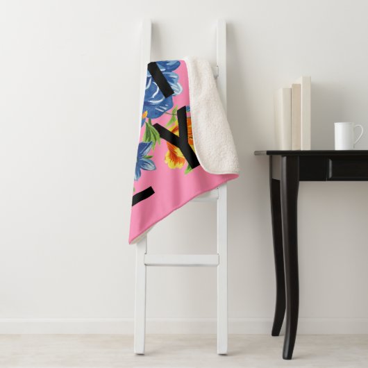 Couverture Sherpa Citation de famille florale (En situation)