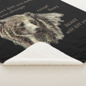 Couverture Sherpa Citation De Motivation Amusante Les ours Vous Tuen (3/4)