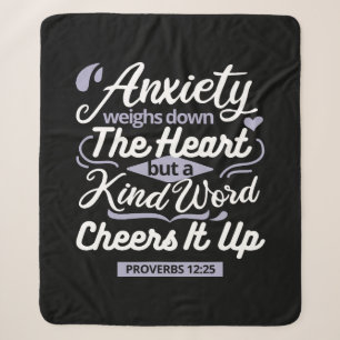 Couverture Sherpa Citation d'encouragement chrétien – Anxiété et gen