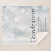Couverture Sherpa Citation des grands-parents pour les fêtes d'hiver (Devant (Horizontal))