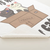 Couverture Sherpa Citation drôle Accueil est où est votre chat (3/4)