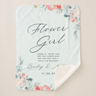 Couverture Sherpa Citation Fleur Fleur Fleur de pivoine Fleur Jardin